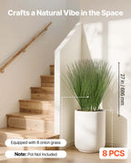 Artificial Onion Grass Plants, 27 in, 8 Pack - view 2