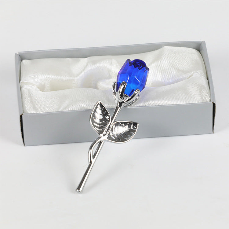 Crystal Metal Rose Keepsake Gift - view 19