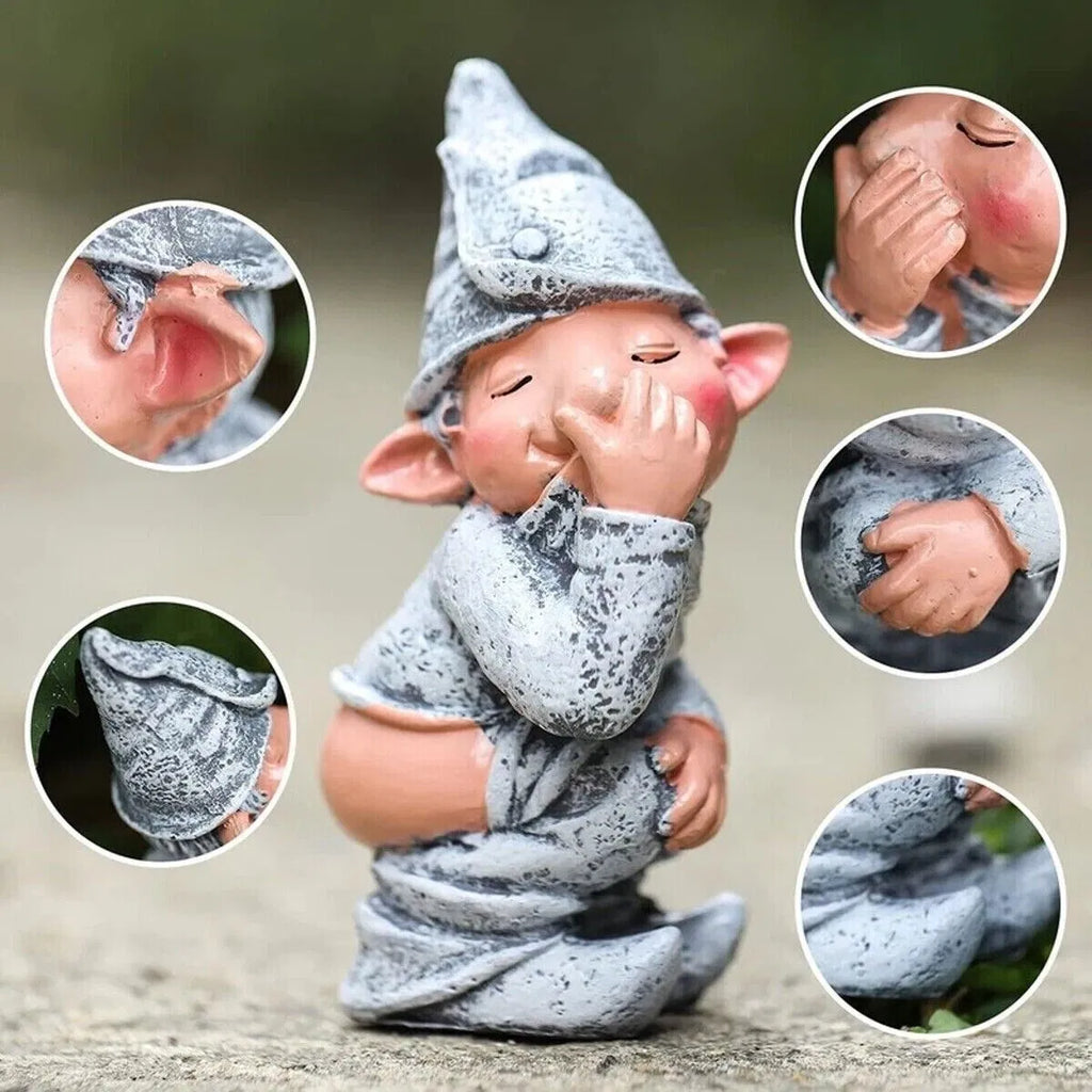 Funny Naughty Garden Gnome Statue - image 6