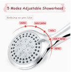 Shower head with 5 ft hose
