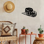 Metal Cowboy Hat Wall Decor - view 8