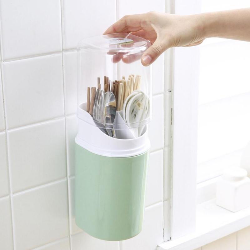 Utensil Drying Holder with Lid - view 4