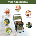 Folding Fishing Chair with Backrest and Cooler Bag - image 6
