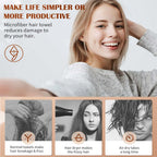 Microfiber Hair Towel Wraps, 3 Pack - image 4