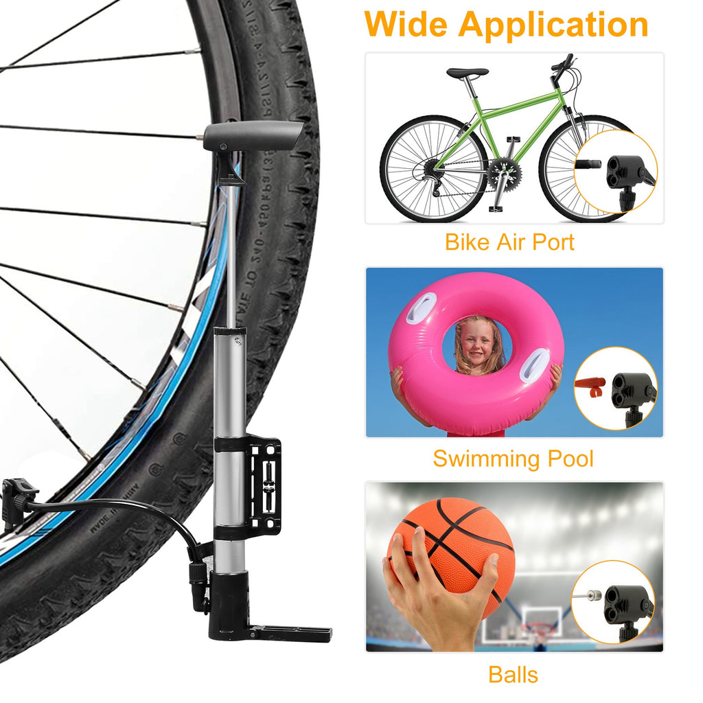 Mini Bike Pump with Frame Mount - view 2