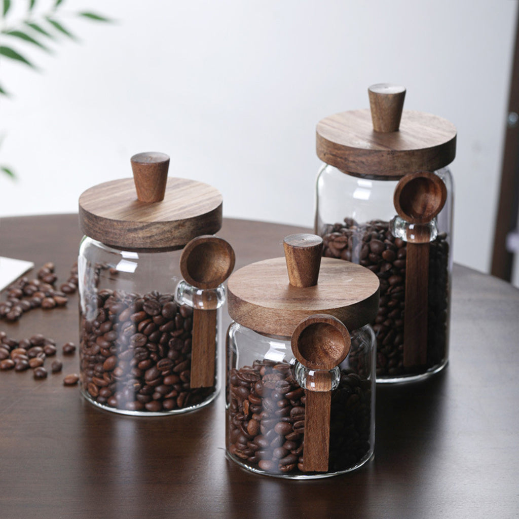 18.5 oz Glass Coffee Storage Jar - image 4