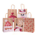 Kraft Christmas Gift Bags with Handles - view 2