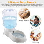 1 Gallon Gravity Pet Water Dispenser, Beige - image 8