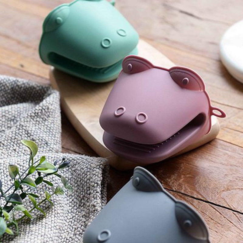 Silicone Pot Holder Mitts, Animal Shape