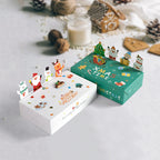 Christmas Gift Boxes with Holiday Prints