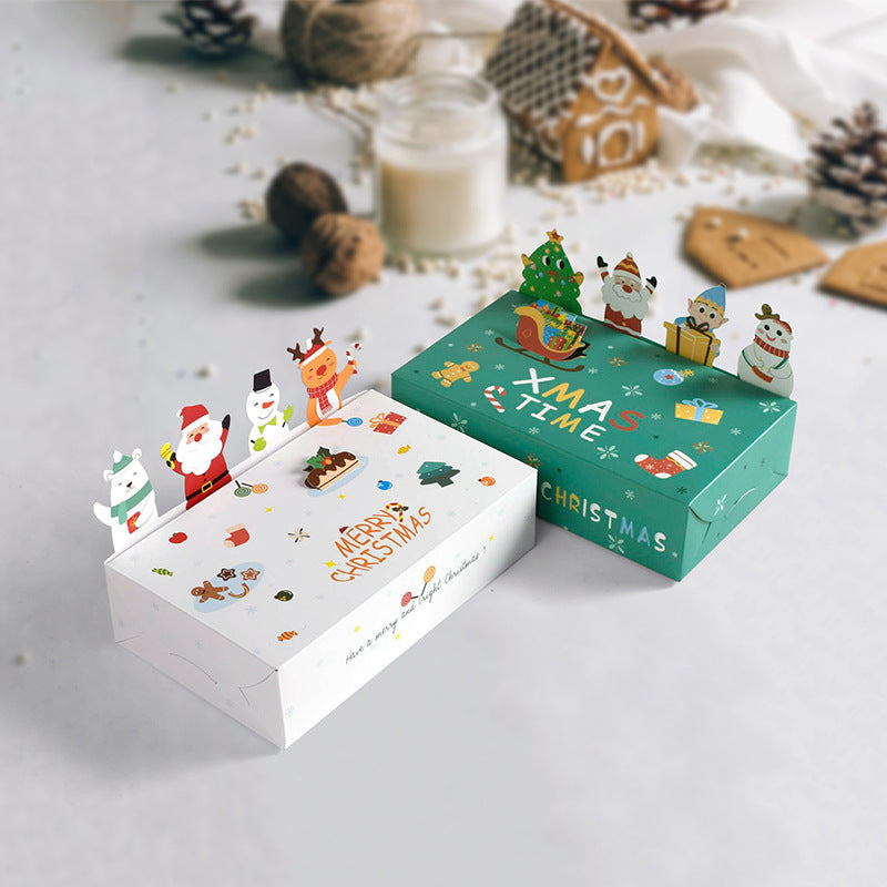 Christmas Gift Boxes with Holiday Prints
