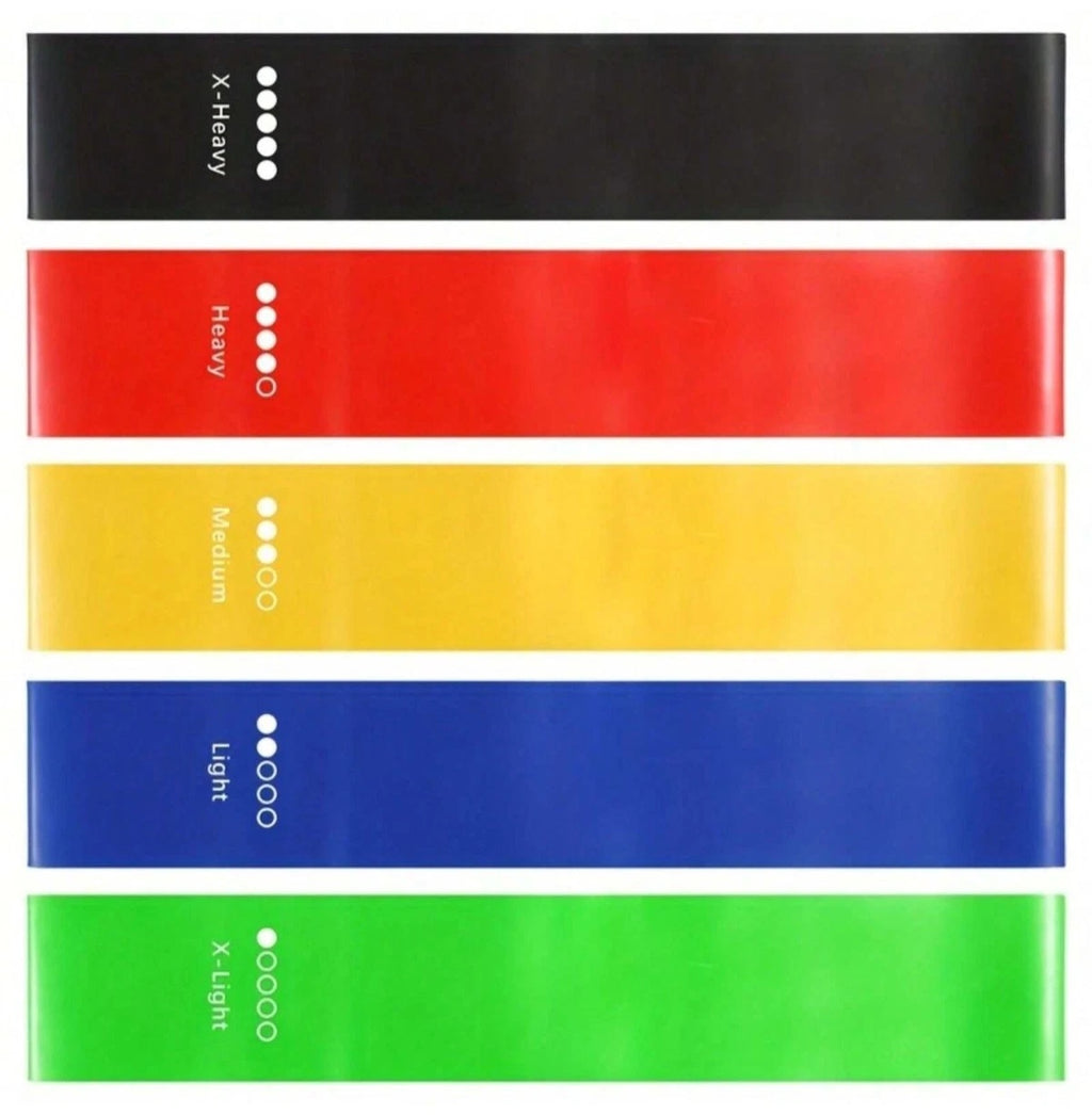 Resistance Loop Bands Set of 5 for Strength, Yoga and Booty Workouts - image 3