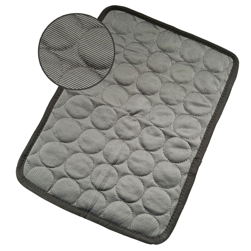 Quilted ice silk style pet sleeping mat, size option view