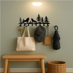 Wolf Metal Key Holder with Hooks - view 4