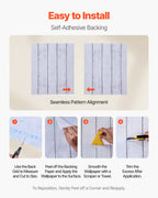 Peel and Stick Wood-Look Wallpaper Roll - view 3