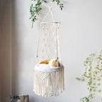 Macrame Hanging Cat Bed - view 6