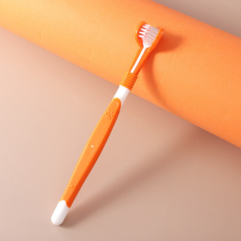 Three-Sided Pet Toothbrush, Soft Bristles - view 6