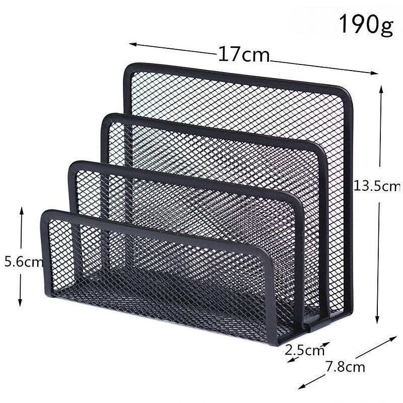 Metal Mesh Desk File Organizer - view 4