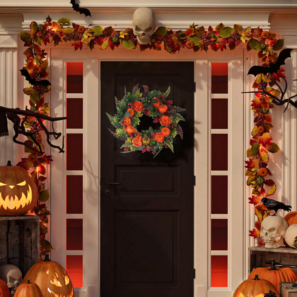 Fall Pumpkin Wreath for Front Door - image 8
