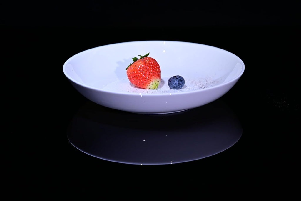 White Bone China Dinnerware Set, 4 Pieces - image 5