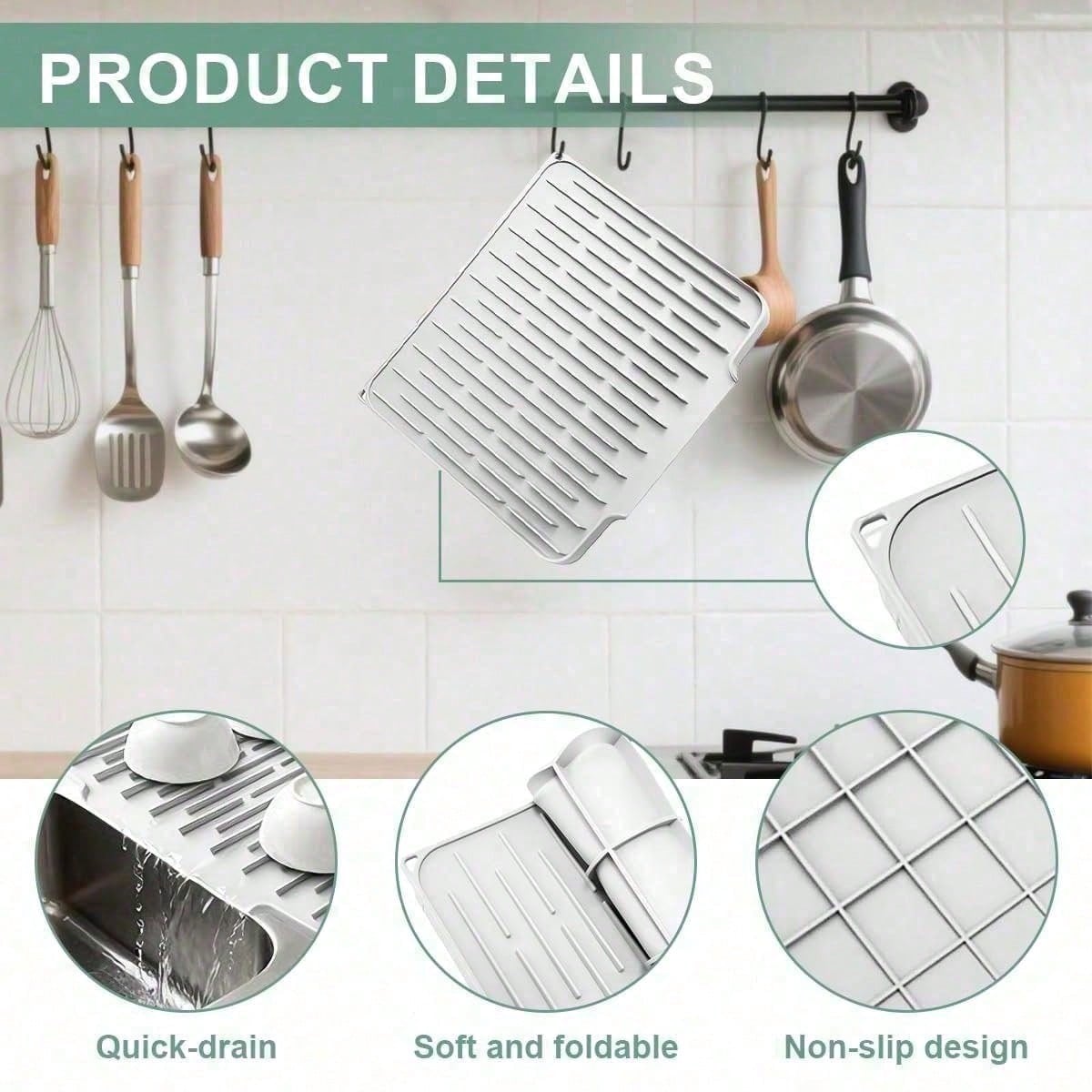 Large Silicone Dish Drying Mat - image 9