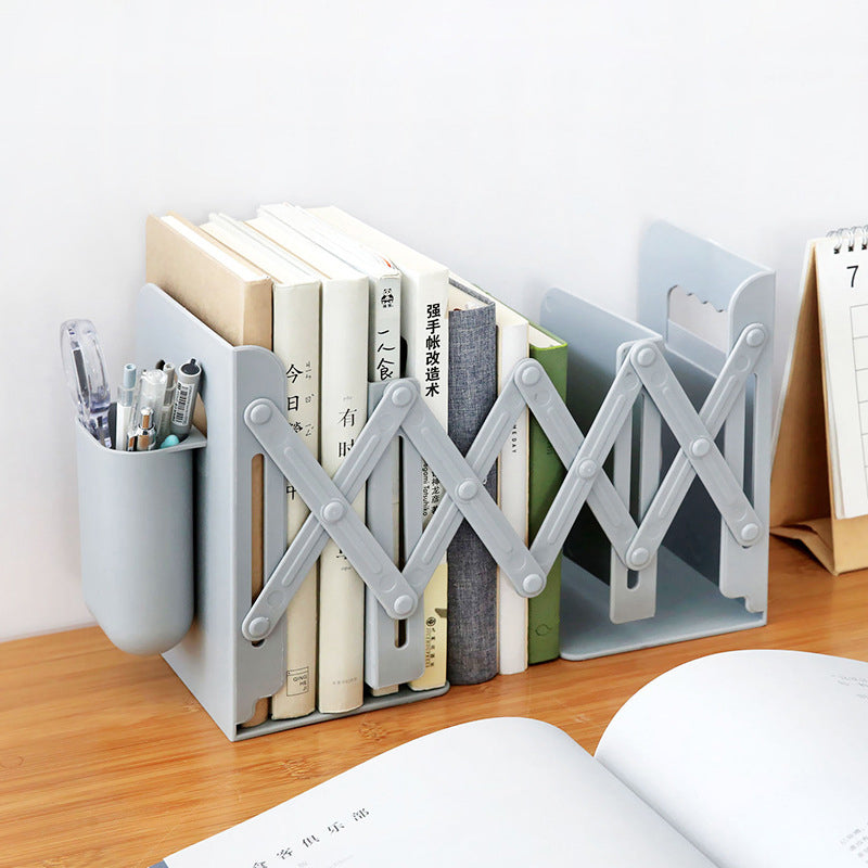 Expandable Bookends with Pen Holder