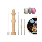 Wooden Punch Needle Tool with Threader - view 5