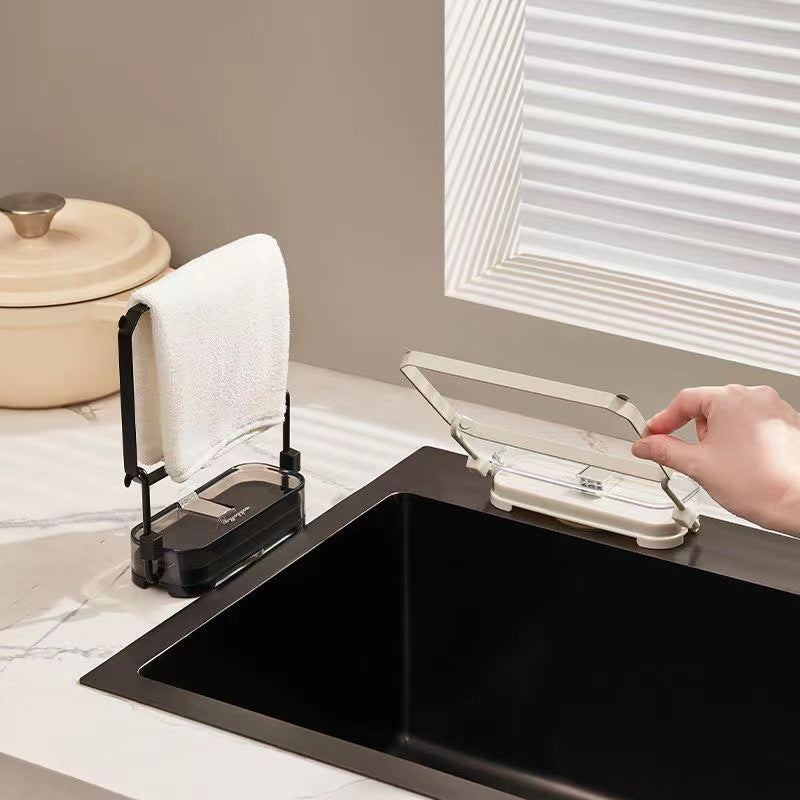 Suction Cup Sink Strainer Rack with Mesh Bags - view 3