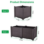 Self-Watering Raised Garden Bed Planter Box - view 8