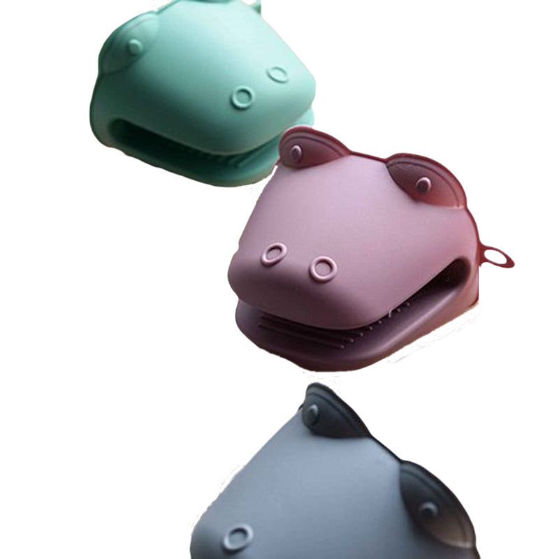 Silicone Pot Holder Mitts, Animal Shape - view 3