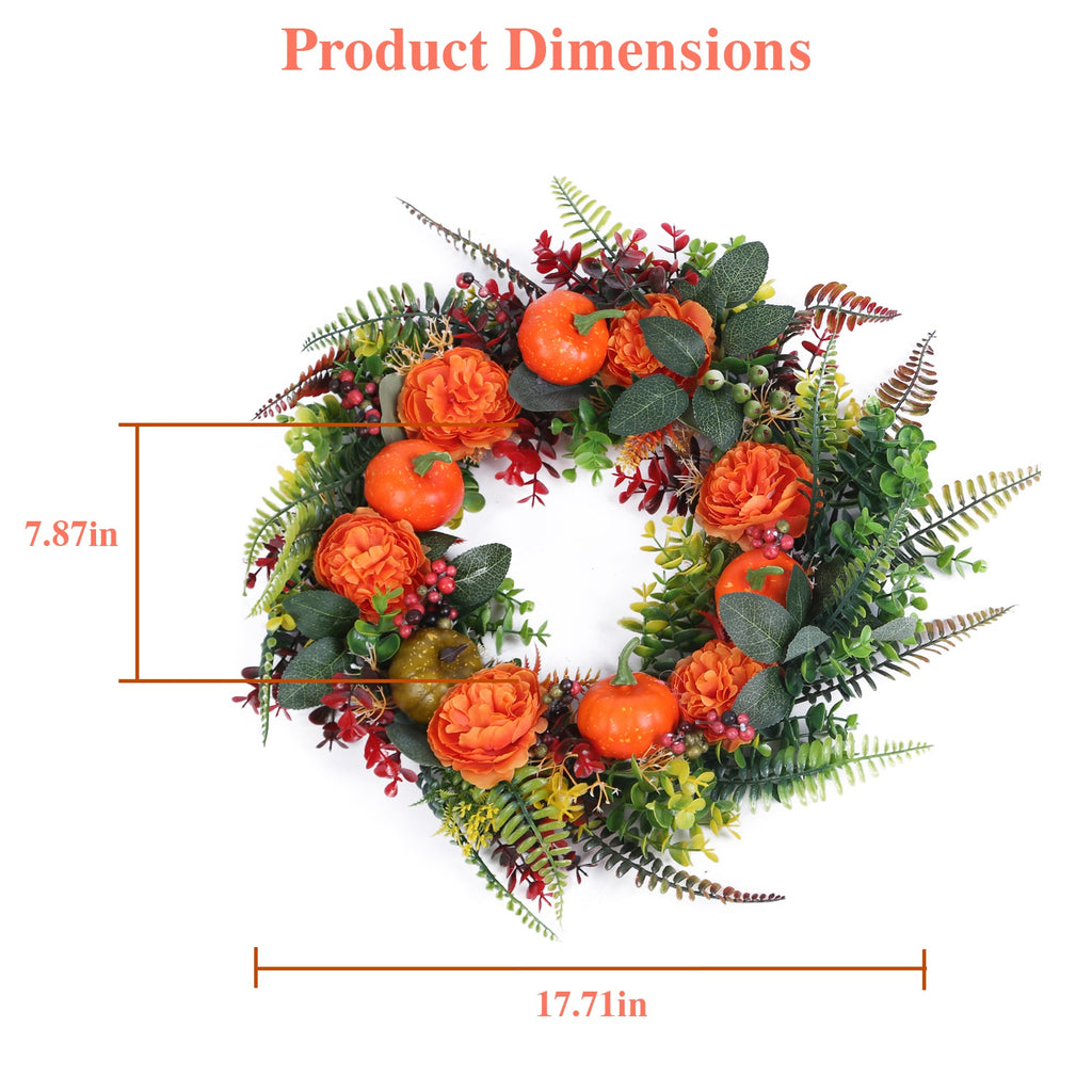 Fall Pumpkin Wreath for Front Door - image 6
