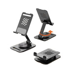 Adjustable Metal Phone and Tablet Stand, 360 Rotation - view 2