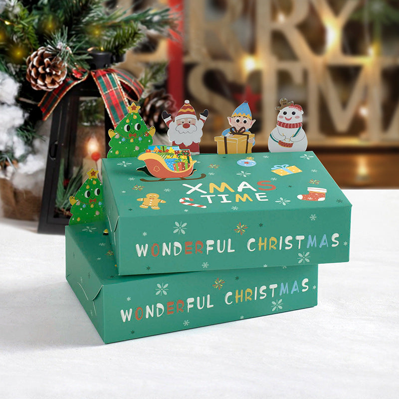 Christmas Gift Boxes with Holiday Prints - view 6