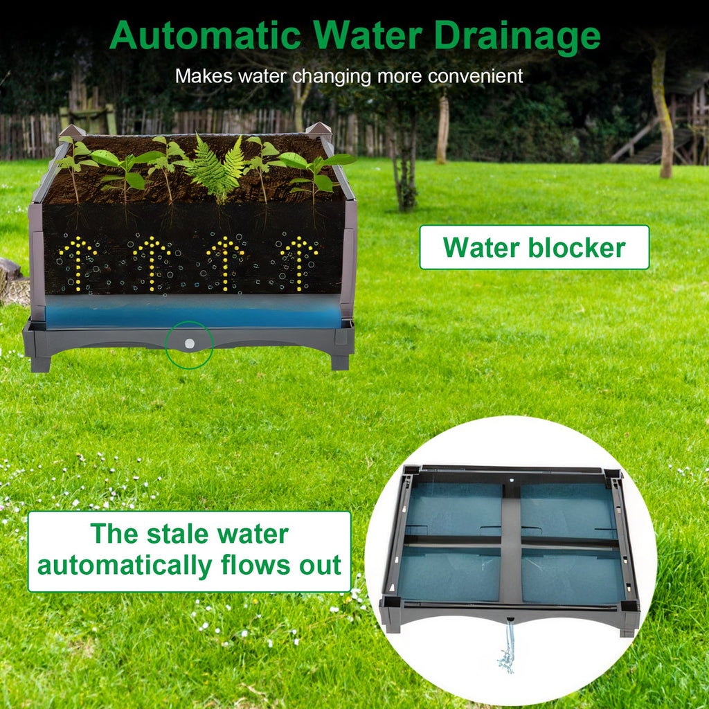 Self-Watering Raised Garden Bed Planter Box - view 7