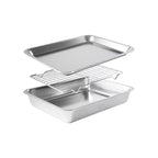 Stainless Steel Baking Tray with Rack