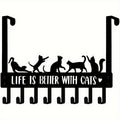 Over-the-door cat hook rack - view 1 of 9