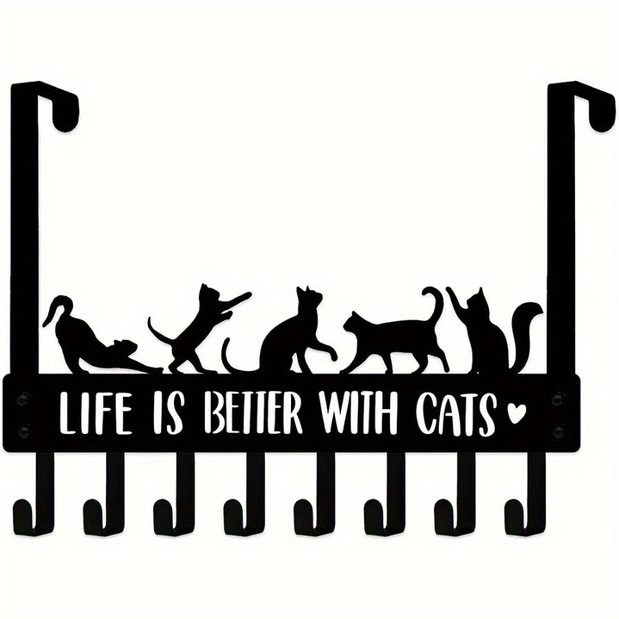 Over-the-door cat hook rack - view 1 of 9
