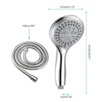 Shower head spray settings