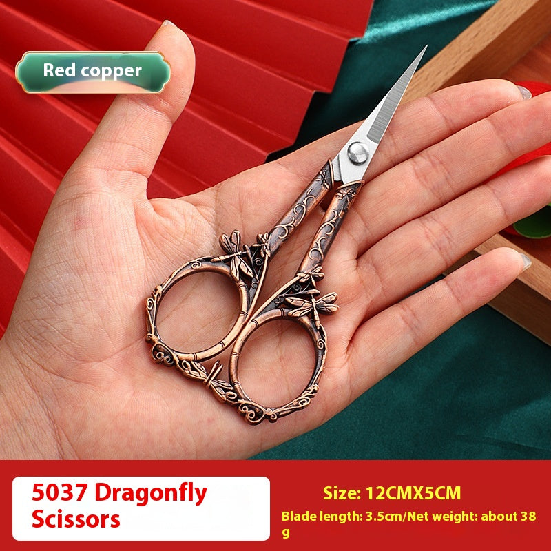 Vintage Dragonfly Embroidery Scissors - view 4