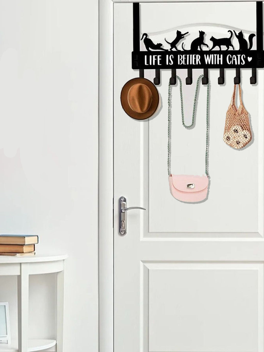 Over-the-door cat hook rack - view 2 of 9