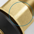 Brushed Gold Pop-Up Sink Drain Stopper with Anti-Clog Strainer Basket - image 5