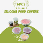 Microwave Cover with 6 Silicone Lids - view 2