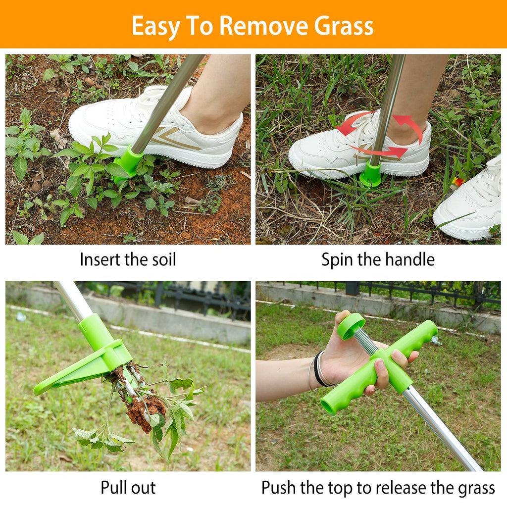 Stand-Up Weed Puller with Foot Pedal - view 7