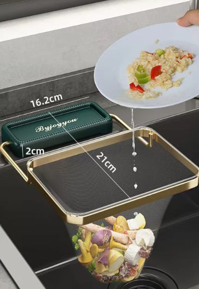 Suction Cup Sink Strainer Rack with Mesh Bags - view 11