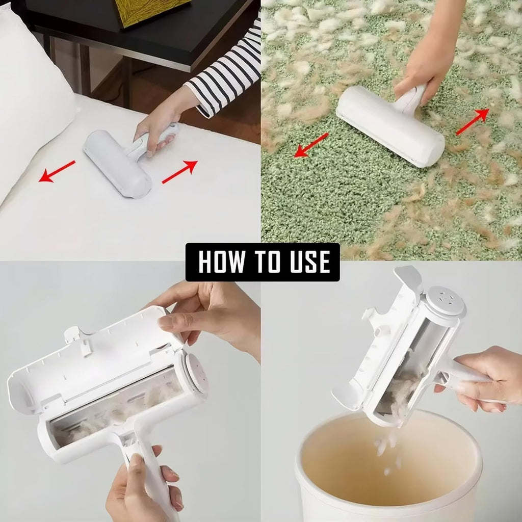 Pet Hair Remover Roller – Reusable Lint Roller for Dogs & Cats | ZHAS