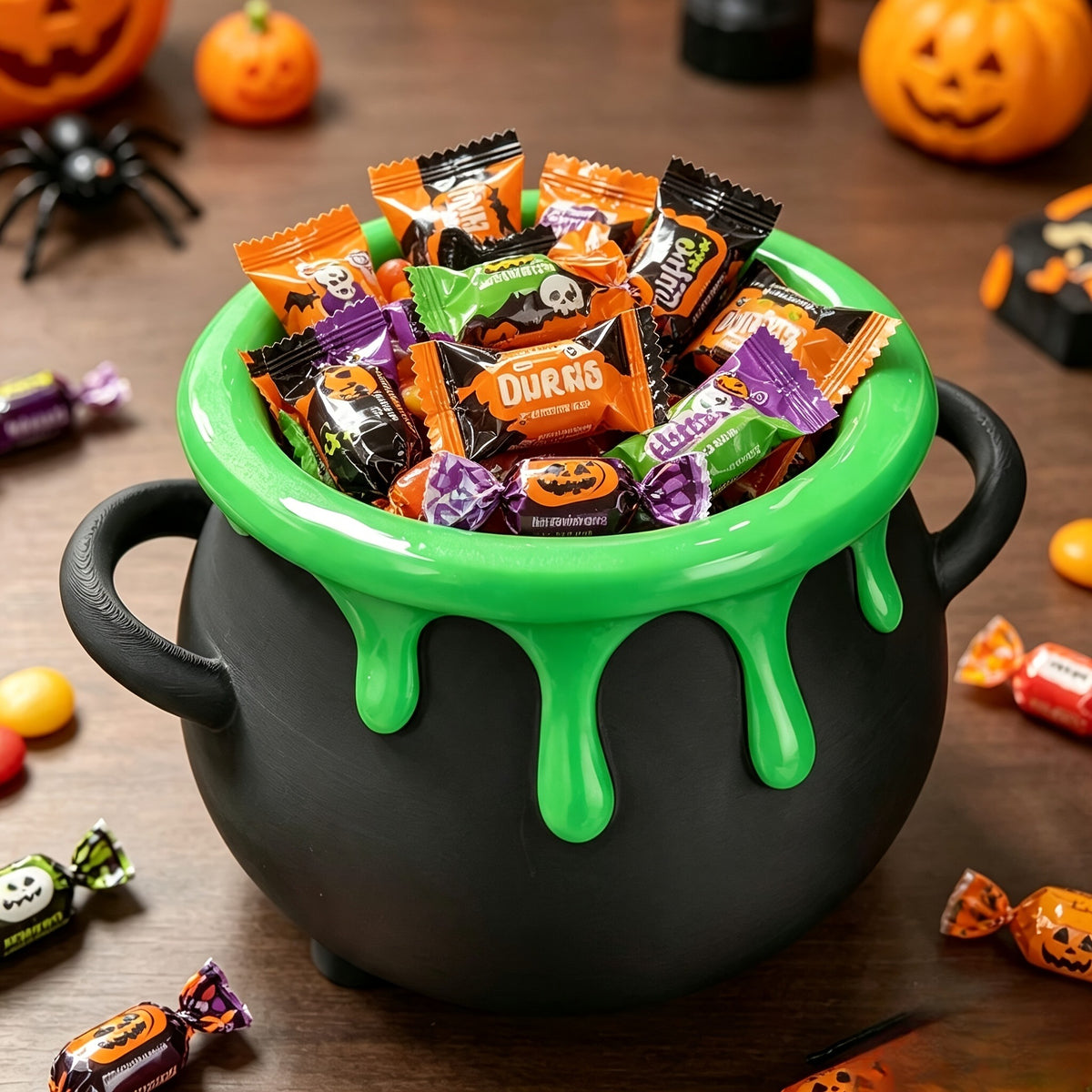 Witch Cauldron Candy Bowl