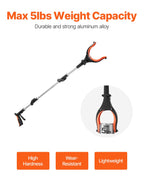 43-Inch Foldable Reacher Grabber Tool - image 4