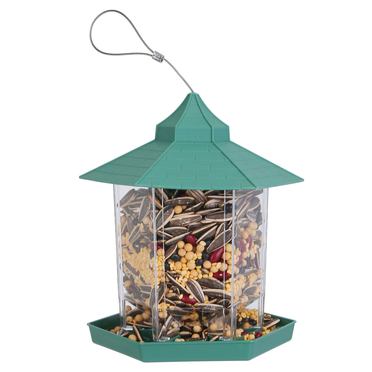 Hanging gazebo wild bird feeder, view 12