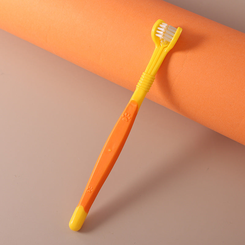 Three-Sided Pet Toothbrush, Soft Bristles - view 8