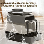 Cat Litter Box with Pull-Out Drawer and Sifting Grid - view 5